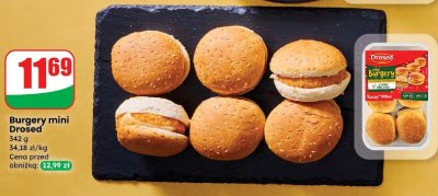Burgery mini  promocja w Dino