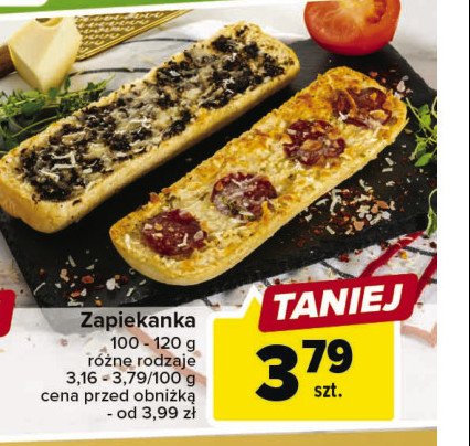 Zapiekanka promocja w Chorten