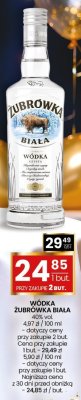 Wódka ŻUBRÓWKA BIAŁA promocja w Twój Market