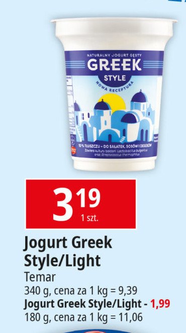 Jogurt naturalny light Greek style promocja