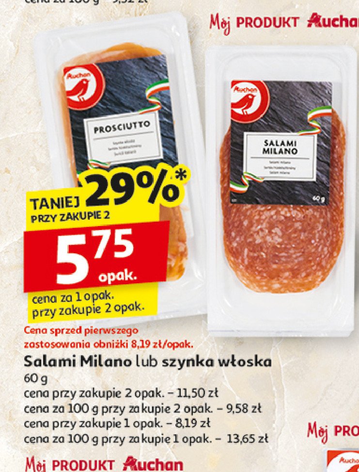 Salami milano Auchan promocja