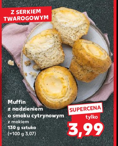 Muffin z nadzieniem cytrynowym promocja w Kaufland