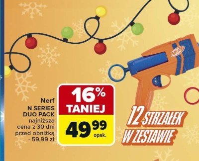 Nerf N SERIES DUO PACK promocja w Carrefour