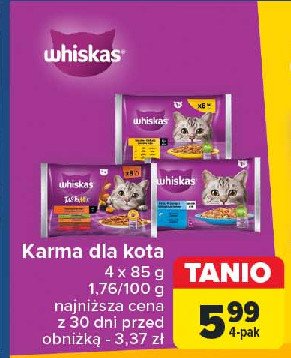 Drobiowe danie dla kota Whiskas promocja