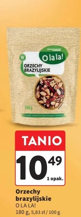 Orzechy brazylijskie Intermarche o la la! promocja