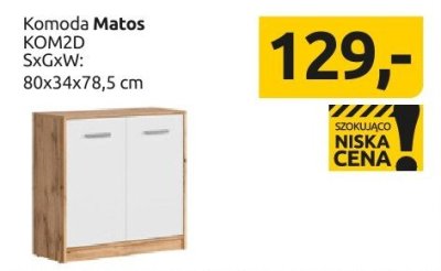 Komoda Matos KOM2D promocja w Black Red White