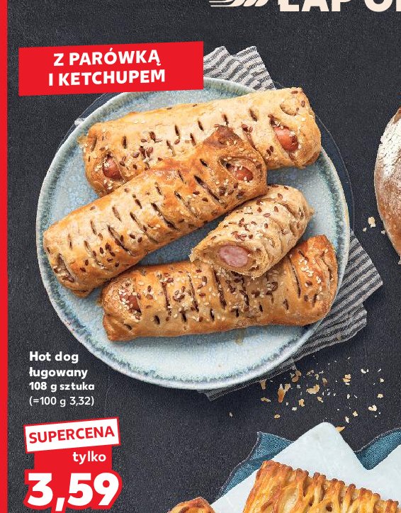 Hot dog ługowany promocja w Kaufland