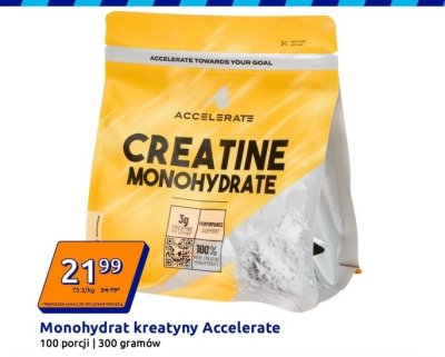 Monohydrat kreatyny Accelerate promocja w Action