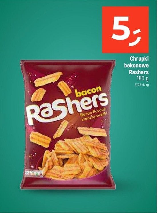 Chrupki bekonowe Rashers promocja