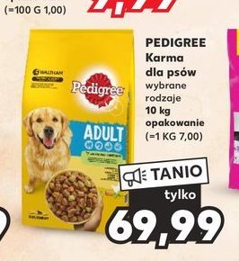 Karma dla psa kurczak Pedigree promocja