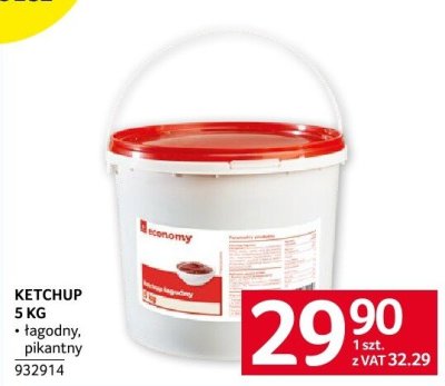 Ketchup 5 KG economy promocja w Selgros