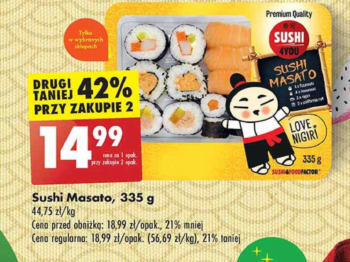 Sushi masato Sushi 4you promocja