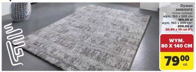 Dywan promocja w Carrefour