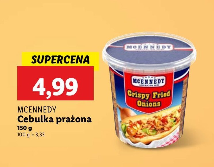 Cebula prażona Mcennedy promocja