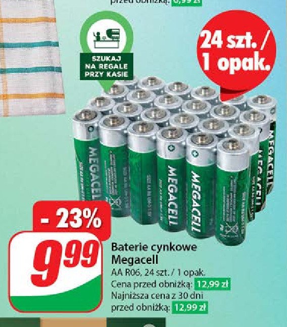 Baterie aa Megacell promocja
