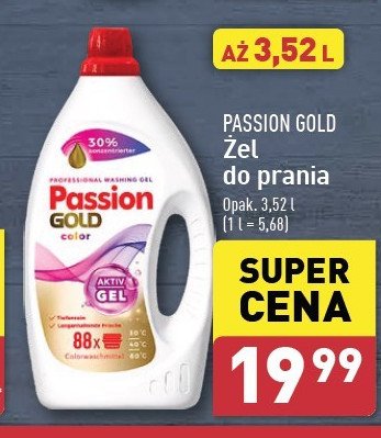 Żel do prania color Passion gold promocja