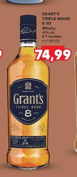 Whiskey Grant's 8 yo promocja