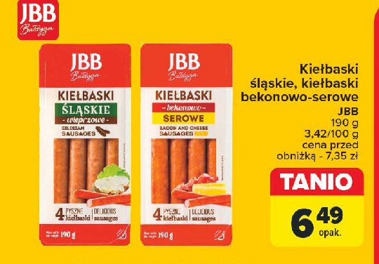 Kiełbaski śląskie Jbb bałdyga promocja