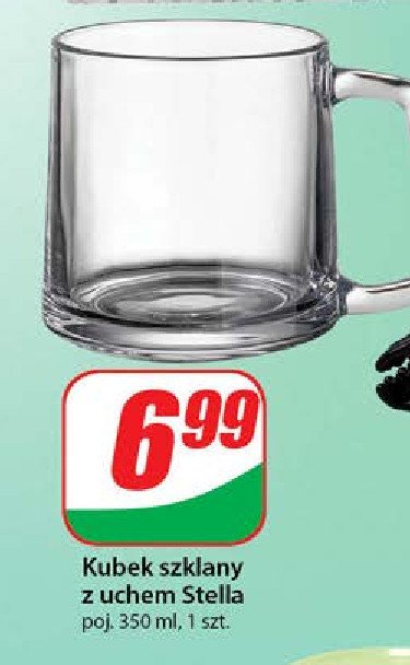 Kubek szklany stella 350 ml promocja w Dino