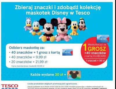 Maskotka disney minnie mouse promocja
