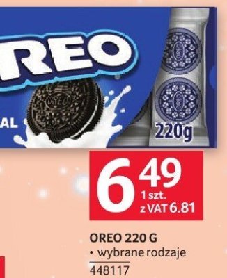 Ciastka Oreo 220 g • wybrane rodzaje promocja w Selgros