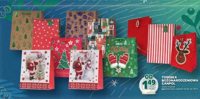 Torebka Bożonarodzeniowa Candol różne rodzaje promocja w Stokrotka