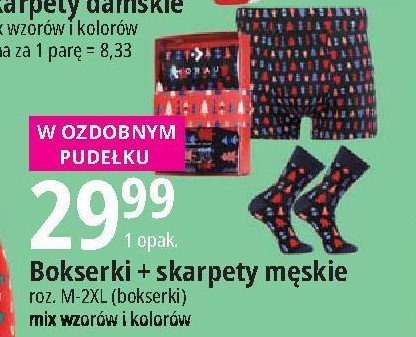 Bokserki + skarpetki promocja