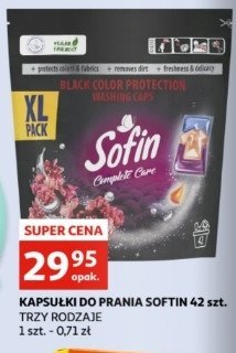 Kapsułki do prania black color protection SOFIN COMPLETE CARE promocja