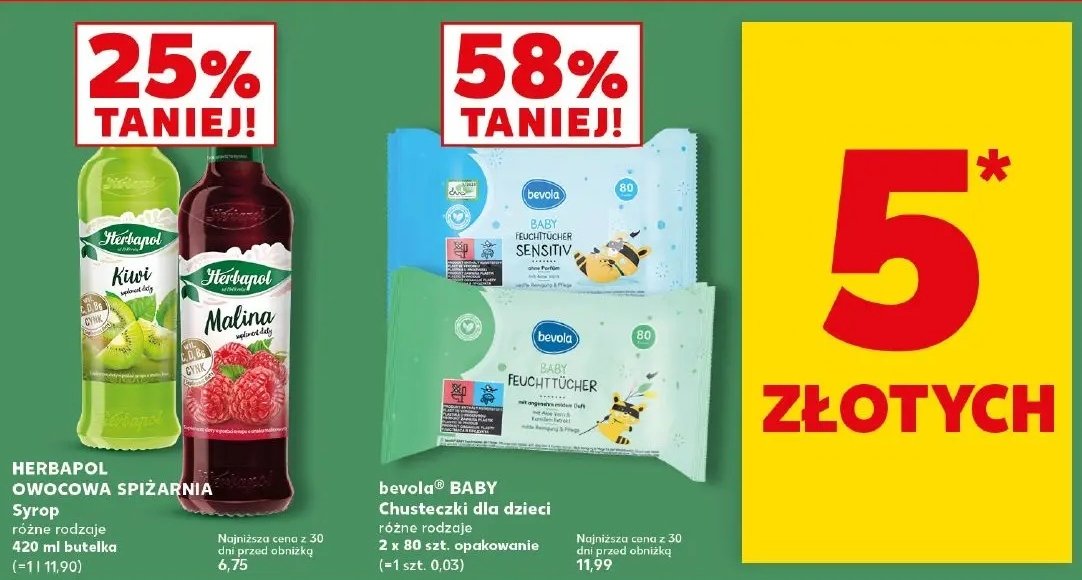 Syrop kiwi Herbapol promocja w Twój Market