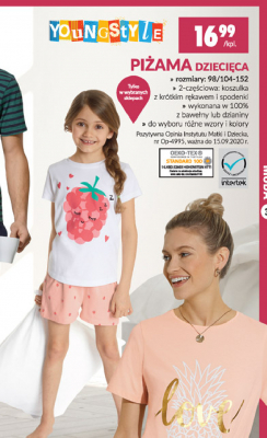 Piżama dziecięca 98/104-152 Youngstyle promocja