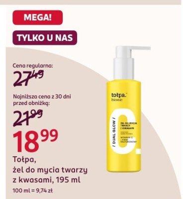 Żel do mycia twarzy z kwasami promocja w Rossmann