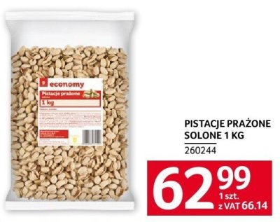 Pistacje prażone solone 1 KG economy promocja w Selgros