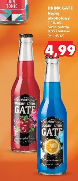 Wódka GATE BLUE promocja w Kaufland