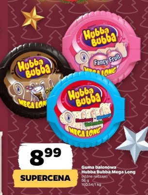 Guma balonowa Hubba Bubba Mega Long różne rodzaje promocja w Netto
