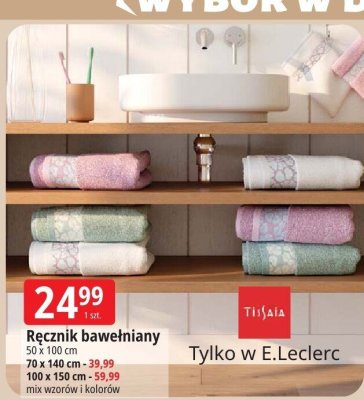 Ręcznik bawełniany Tilsla promocja w Leclerc