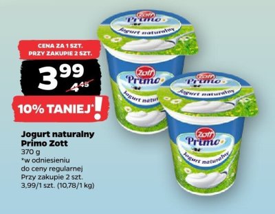 Jogurt naturalny Primo promocja w Netto
