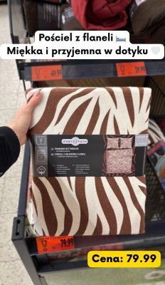 Pościel z flaneli 160x200 cm + 2x 70x80 cm promocja w Kaufland