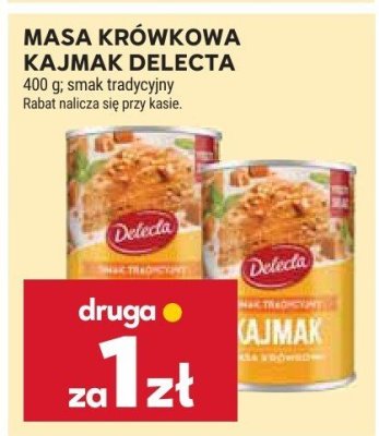 Masa krówkowa Kajmak  promocja w Stokrotka