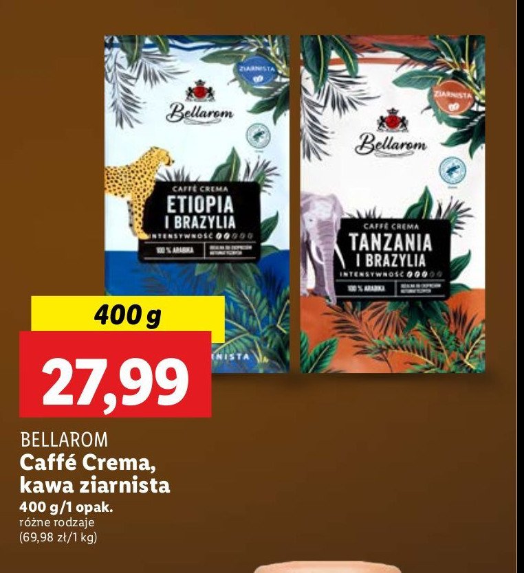 Kawa etiopia i brazylia promocja