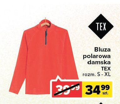 Bluza sportowa damska s - xl Tex promocja