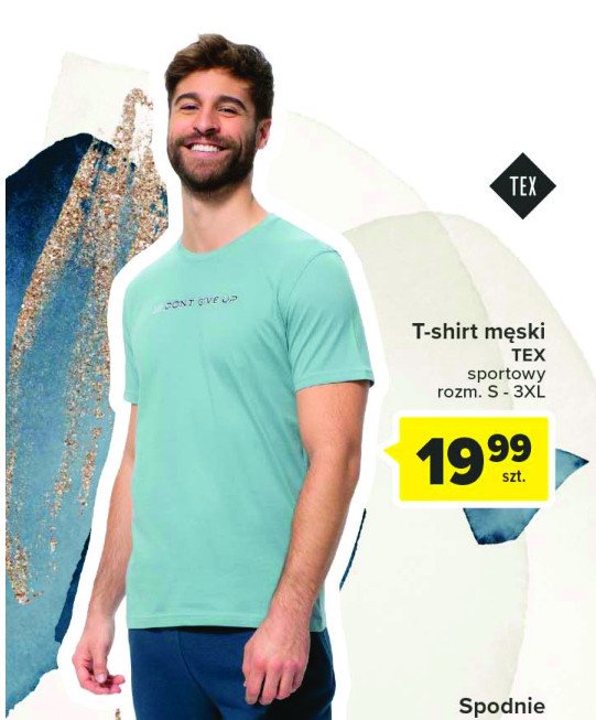 T-shirt męski sportowy s-3xl Tex promocja