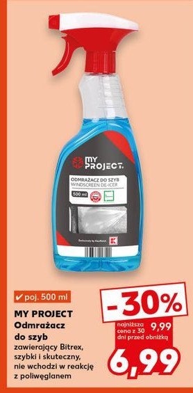 Odmrażacz do szyb K-classic myproject promocja w Kaufland