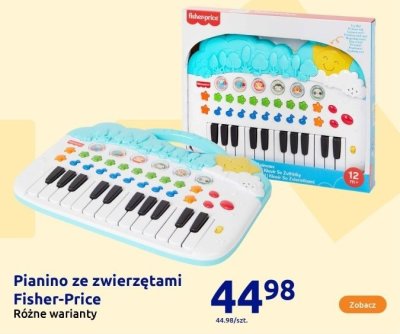 Pianino ze zwierzętami Fisher-Price Różne warianty promocja w Action