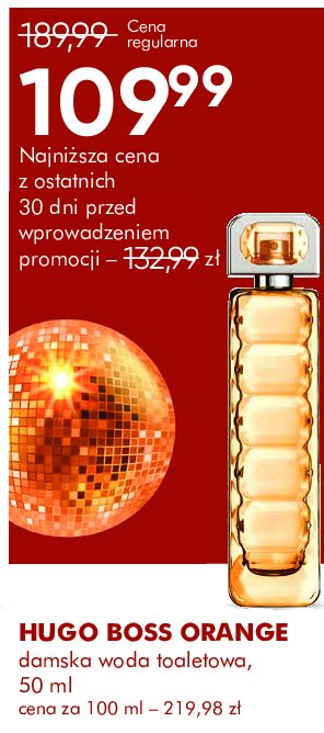 Woda toaletowa Hugo boss orange for woman Boss by hugo boss promocja