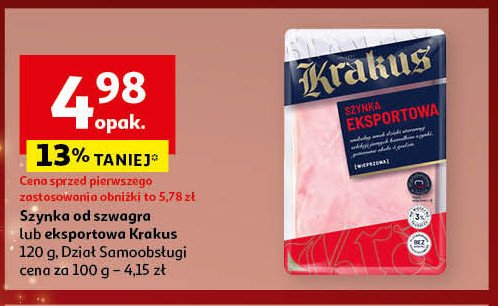 Szynka od szwagra Krakus promocja w Auchan