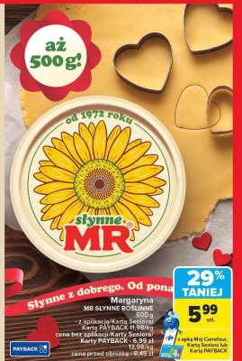 Margaryna 500 g MR promocja w Carrefour