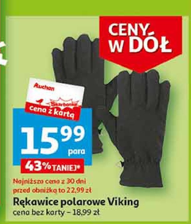 Rękawice polarowe viking promocja