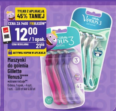 Maszynki do golenia Gillette Venus3 promocja w POLOmarket
