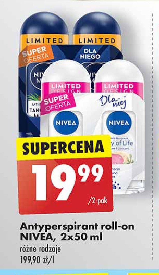Antyperspirant Nivea men tangerine mule promocja