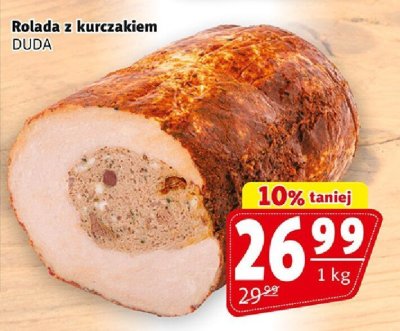 Rolada z kurczakiem Duda promocja w Prim Market